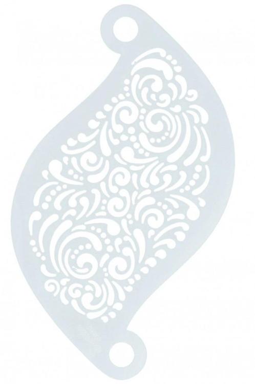 Witte Make Up Sjabloon Patroon, Hobby en Vrije tijd, Feestartikelen, Nieuw, Verzenden