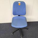 Gispen Bureaustoel zonder armleuningen, licht-blauw