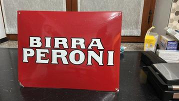 peroni - Reclamebord - Emaille