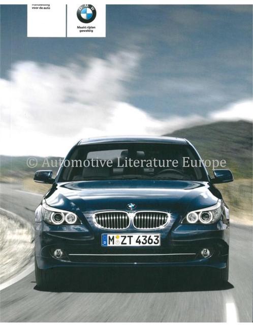 2008 BMW 5 SERIE INSTRUCTIEBOEKJE NEDERLANDS, Auto diversen, Handleidingen en Instructieboekjes, Ophalen of Verzenden