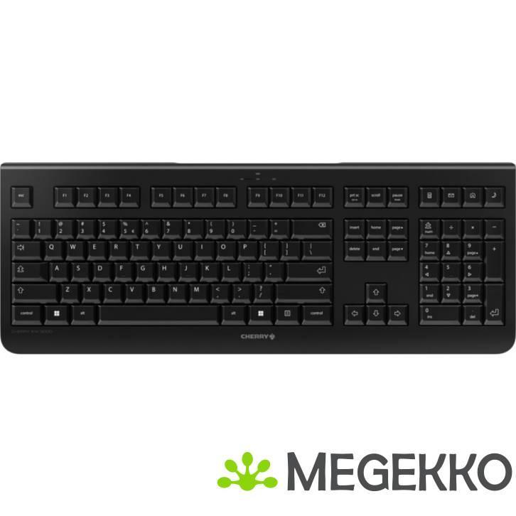 Cherry KW 3000 Draadloos Zwart, Computers en Software, Toetsenborden, Nieuw, Verzenden