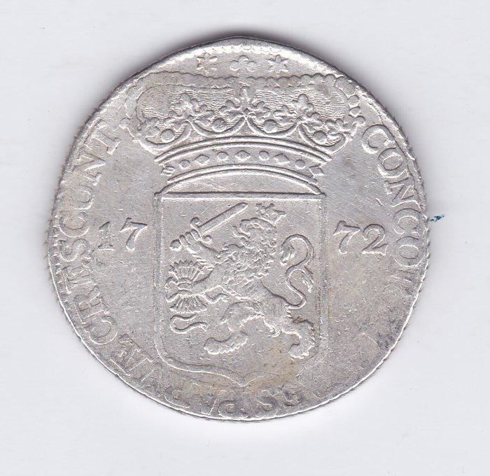 Nederland, Zeeland Zilveren dukaat 1772, Postzegels en Munten, Munten | Nederland