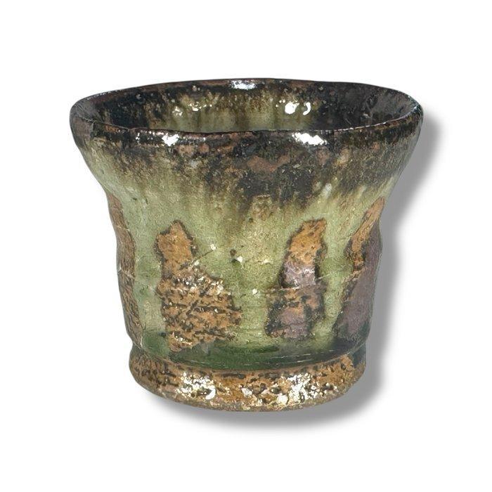 Koga Kenji Mashiko Sake Set - Uitstekend Tokkuri en Guinomi, Antiek en Kunst, Antiek | Overige Antiek