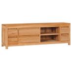 vidaXL Meuble TV 120 x 30 x 40 cm bois de teck massif, Maison & Meubles, Verzenden, Neuf