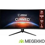 MSI MAG342CQRDE curved ultrawide gaming monitor, Computers en Software, Nieuw, Verzenden