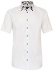 Wit Overhemd Korte Mouw Met Bloemen Print Venti