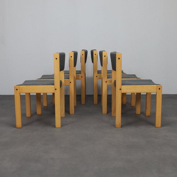 Pastoe - Cees Braakman - Stoel (6) - Hout, Textiel, Antiek en Kunst, Kunst | Designobjecten