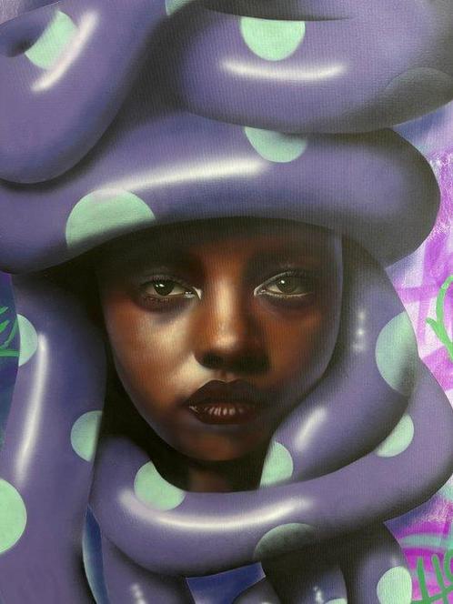 Hiones (XX-XXI) - Wrap (U.V. Effects), Antiek en Kunst, Kunst | Schilderijen | Modern