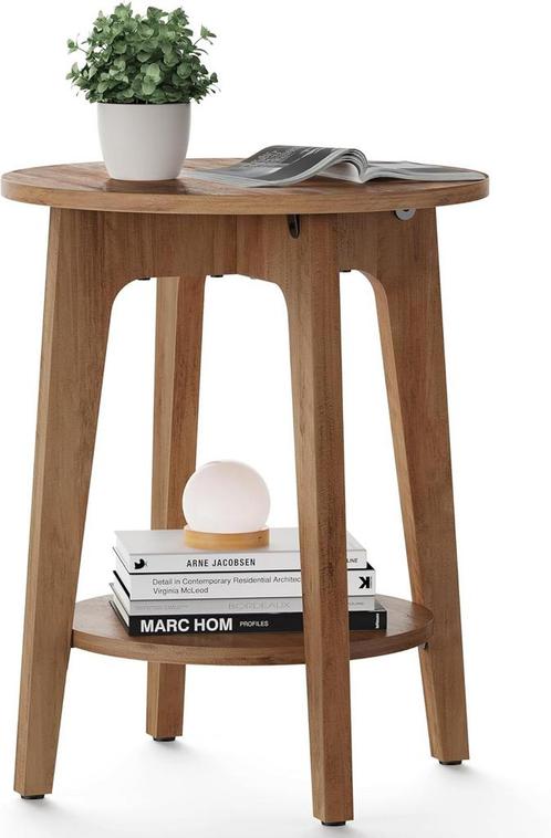 Ronde bijzettafel - diameter 40 cm - nachtkastje -, Huis en Inrichting, Tafels | Bijzettafels, Verzenden