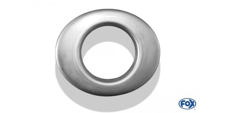 FOX Verhoogde dop voor uitlaatpijp ovaal 129x106 mm - gat: 6, Auto-onderdelen, Uitlaatsystemen, Nieuw, Verzenden