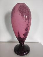 Le Verre Français - Vase - Verre - Dahlia - H. 31 cm, Antiek en Kunst
