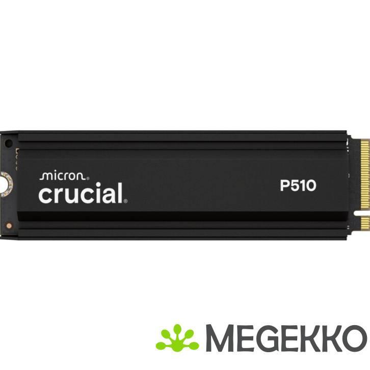 Crucial SSD P510 2TB heatsink, Computers en Software, Harde schijven, Nieuw, Verzenden