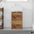 vidaXL Wastafelkast met lade Oud Hout 40 x 37 x 59 cm, Verzenden, Nieuw
