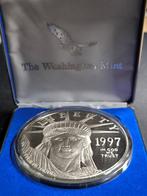Verenigde Staten. Silver medal 1997 Liberty 4 oz .999 with, Postzegels en Munten