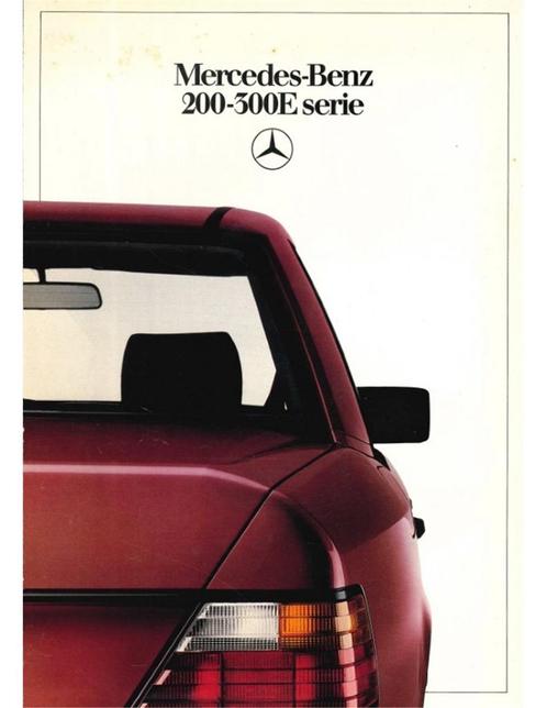 1985 MERCEDES BENZ E KLASSE BROCHURE NEDERLANDS, Boeken, Auto's | Folders en Tijdschriften, Ophalen of Verzenden