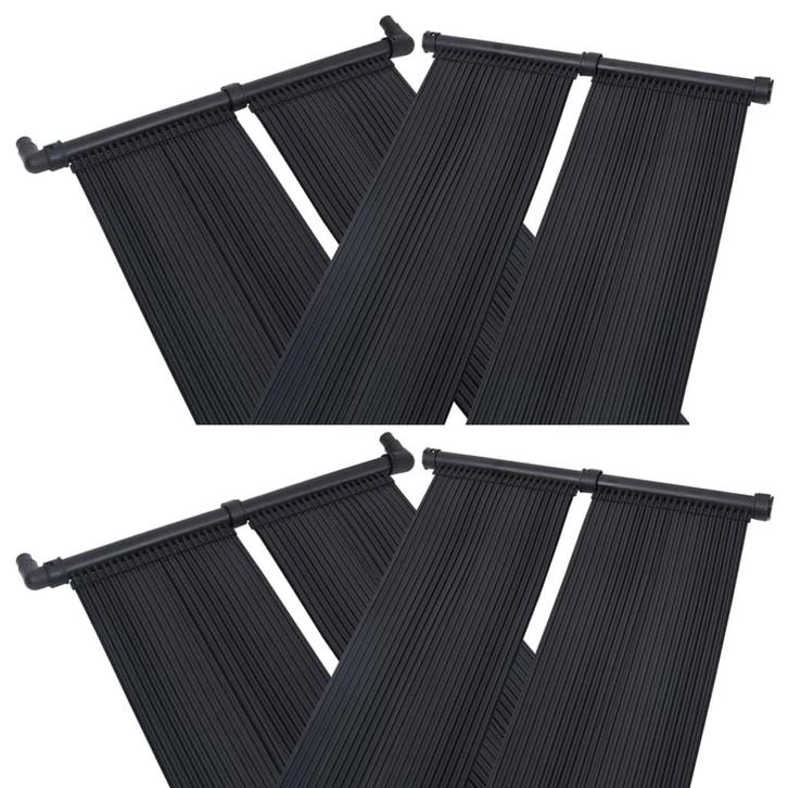 vidaXL Solarverwarmingspanelen voor zwembad 4 st 80x310 cm, Tuin en Terras, Zwembaden, Nieuw, Verzenden