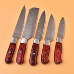 Keukenmes - Chefs knife - Pakkahout en damaststaal - Noord