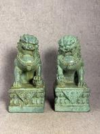 Installer les chiens foo - Bronze - Chine - Fin du XXe, Antiquités & Art