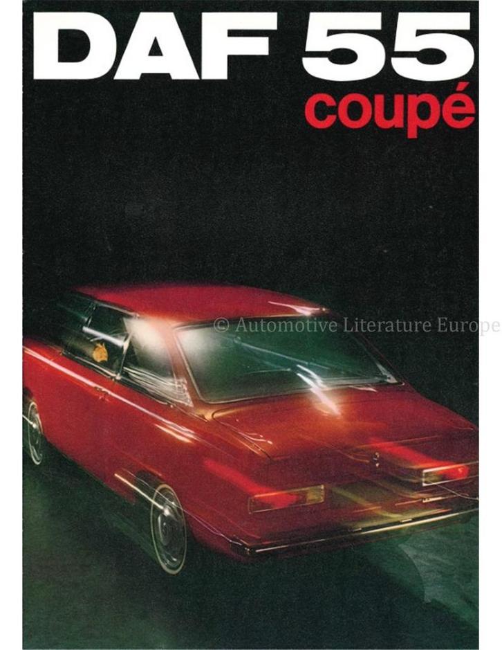 1968 DAF 55 COUPE BROCHURE NEDERLANDS, Boeken, Auto's | Folders en Tijdschriften