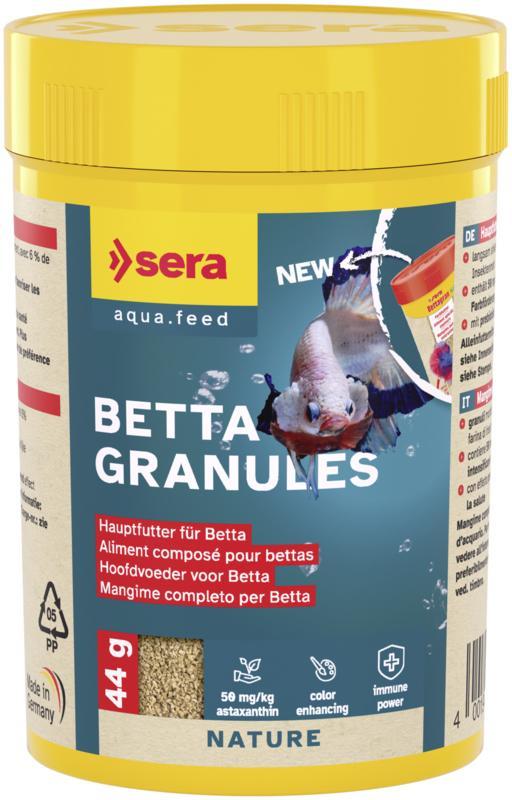 Sera Betta Granules (Granulaat, pallets en sticks), Dieren en Toebehoren, Vissen | Aquaria en Toebehoren, Overige typen, Nieuw