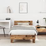 vidaXL Houten Bedframe 90 x 190 cm - Gemaakt van Geengineerd, Huis en Inrichting, Slaapkamer | Bedden, Verzenden, Nieuw