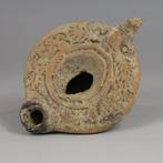 Oud-Romeins Terracotta olielamp (Zonder Minimumprijs)