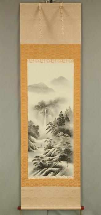 Suiboku SansuiSuiboku Ink Misty Mountain Landscape, Antiek en Kunst, Antiek | Overige Antiek