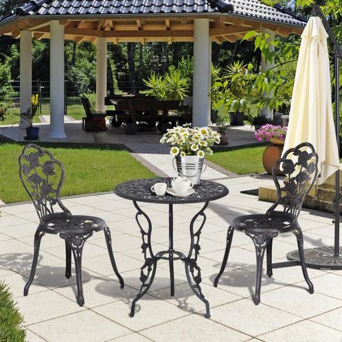 Balkonset - Terrazas - Compact &amp; Stijlvol - Brons, Tuin en Terras, Tuinsets en Loungesets, Nieuw, Ophalen of Verzenden