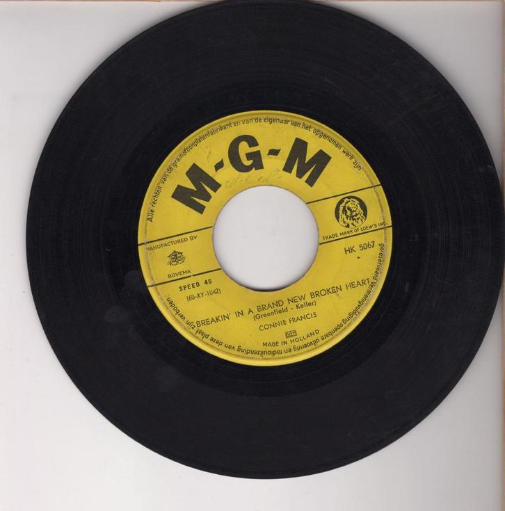 Connie Francis – Breakin In A Brand New Broken Heart / Some, Cd's en Dvd's, Vinyl Singles, Ophalen of Verzenden