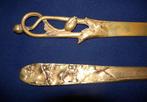 2 Bronzen Art Nouveau briefopeners - Briefopener (2) - Brons
