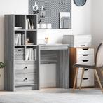 vidaXL Bureau Grijs Sonoma 60x40x76 cm Gelaagd Hout, Huis en Inrichting, Verzenden, Nieuw