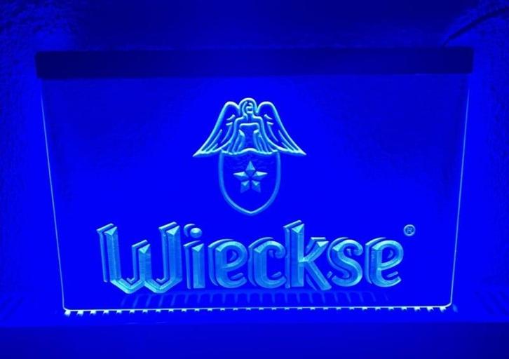 Wieckse neon bord lamp LED verlichting reclame lichtbak, Huis en Inrichting, Lampen | Overige, Nieuw, Verzenden