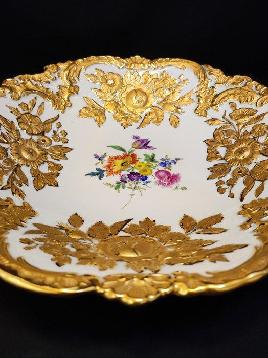 Meissen - Schotel - Prunkschale/Prunkteller Ø 31,0cm, Antiquités & Art, Antiquités | Verre & Cristal