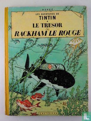 Kuifje - Le trésor de Rackham le Rouge  - 1954, Livres, BD, Envoi