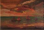 Constant Permeke (1886-1952), Naar - Zeilboten op zee, Antiek en Kunst