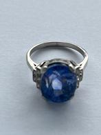 Ring Platina - 7,5 ct natuurlijk saffier, Nieuw