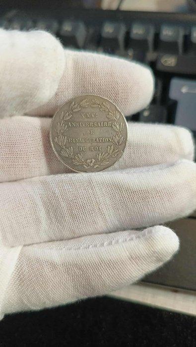 België. Module 2 Francs 1856 - 25th Anniversary of the, Postzegels en Munten, Munten | Nederland