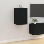 vidaXL Tv-wandmeubel 40x34,5x60 cm zwart, Huis en Inrichting, Kasten |Televisiemeubels, Verzenden, Nieuw