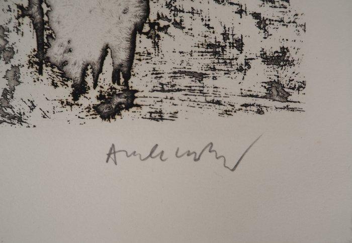 Pierre Alechinsky (1927) - Portrait surréaliste, Antiek en Kunst, Antiek | Overige Antiek