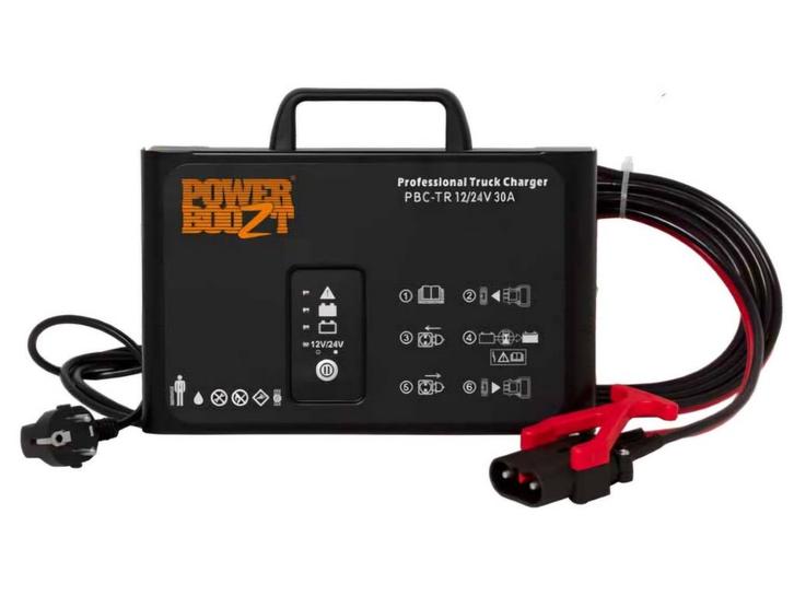 Powerboozt 12-24 volt 30ah acculader, Auto-onderdelen, Accu's en Toebehoren, Nieuw