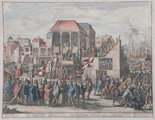 Spanje - Valladolid, Spaanse Inquisitie; J. Luyken -, Antiek en Kunst, Antiek | Boeken en Manuscripten
