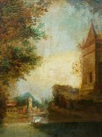 Europese school (XVIII) - Paisaje con capricho, Antiek en Kunst
