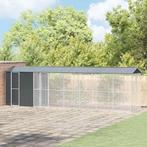 vidaXL Vogelkooi Antraciet 860 x 208 x 247 cm Gegalvaniseerd, Dieren en Toebehoren, Verzenden, Nieuw