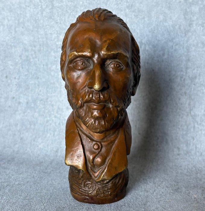 Beeld, Buste Vincent van Gogh - 17 cm - Brons, Antiek en Kunst, Curiosa en Brocante