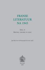 Franse literatuur na 1945. deel 3 9789042909694, Gelezen, Jan Baetens, J. Baetens, Verzenden