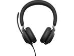 Jabra Evolve2 40 - USB-C Headset - Duo model met 360°, Verzenden, Nieuw