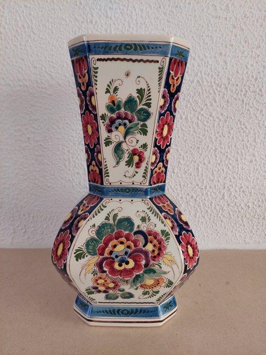 Velsen, Sassenheim - Vaas - Keramiek - Delft polychrome, Antiek en Kunst, Antiek | Glaswerk en Kristal