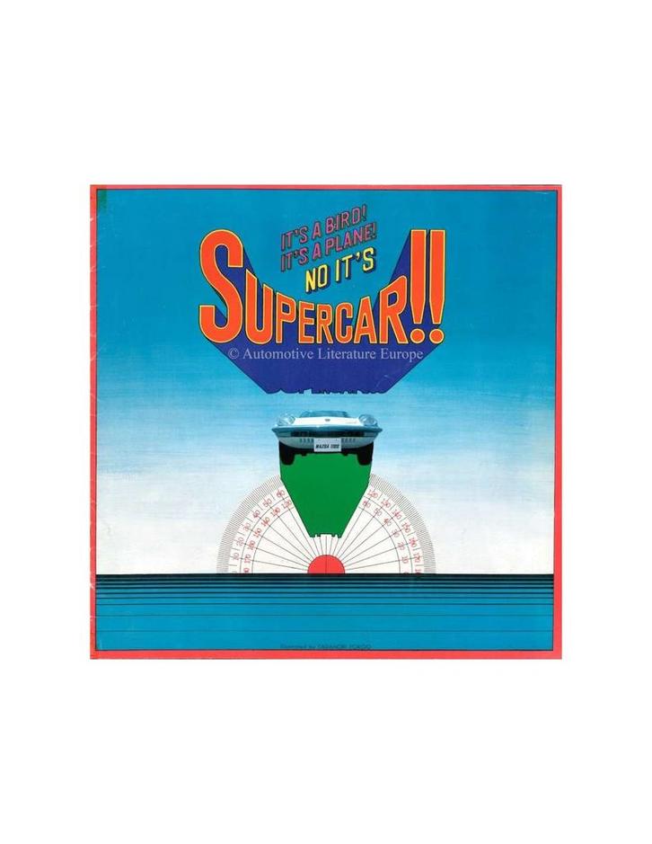 1967 MAZDA 110S COSMO BROCHURE ENGELS, Livres, Autos | Brochures & Magazines, Enlèvement ou Envoi