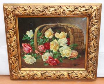 Maria Carmen Bruse (XX) - NO RESERVE - Rosas en el cesto