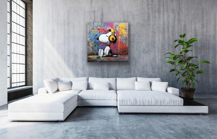 ERIC BRUMETTE - SNOOPY SAVED MY LIFE 31 - Toile L, Antiquités & Art, Art | Objets design